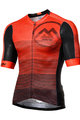 MONTON dres kratkih rukava - GRADIENT FUN - crna/crvena