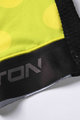 MONTON dres kratkih rukava - CLIMBING FLOWER - crna/žuta