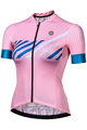 MONTON dres kratkih rukava - HORIZON LADY - ružičasta