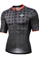 MONTON dres kratkih rukava - RUBBER CHAIN - crna