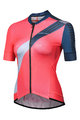 MONTON dres kratkih rukava - MAJOR LADY - crvena/crna/siva