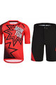MONTON MTB dres i hlače - POW MTB - crvena/crna