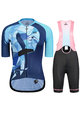 MONTON mega set - FLAMINGO LADY - plava/crna