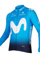 dres dugih rukava zimski - MOVISTAR 2019 WINTER - bijela/plava/svjetloplava