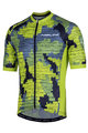 NALINI dres kratkih rukava - AIS CROSS 2.0 MTB - siva/žuta