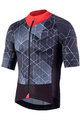NALINI dres kratkih rukava - AIS STELVIO 2.0 - crvena/crna