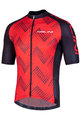 NALINI dres kratkih rukava - AIS PODIO 2.0 - crvena/crna