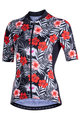 NALINI dres kratkih rukava - AIS MODERNA 2.0 LADY - crna/crvena