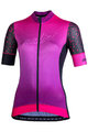 NALINI dres kratkih rukava - AIS STILOSA 2.0 LADY - ljubičasta/crna/ružičasta