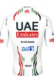 PISSEI dres kratkih rukava - UAE TEAM EMIRATES OFFICIAL 2024 - bijela/crvena/crna