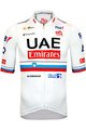 PISSEI dres kratkih rukava - UAE TEAM EMIRATES SLOVENIAN 2024 - bijela/crvena