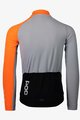 POC dres dugih rukava zimski - ESSENTIAL ROAD MID - crna/narančasta/siva