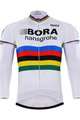 dres dugih rukava zimski - BORA UCI 2017 WINTER - višebojna/bijela