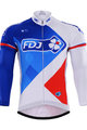 dres dugih rukava zimski - FDJ 2017 WINTER - crvena/plava/bijela