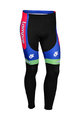 duge hlače bez tregera - LAMPRE 2013 WINTER - plava/ružičasta/crna