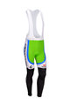 duge hlače s tregerima - CANNONDALE 2013 SMR - zelena/bijela/crna