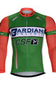 dres dugih rukava zimski - BARDIANI 2018 WINTER - zelena/narančasta