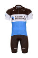 BONAVELO kratki dres i kratke hlače - AG2R 2018 - smeđa/bijela/plava