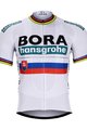 BONAVELO dres kratkih rukava - BORA UCI 2019 KIDS - bijela