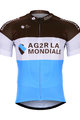 BONAVELO dres kratkih rukava - AG2R 2019 - bijela/plava/smeđa