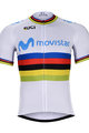 BONAVELO dres kratkih rukava - MOVISTAR UCI 2019 - bijela