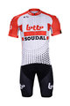 BONAVELO kratki dres i kratke hlače - LOTTO SOUDAL 2019 - bijela/crna/crvena