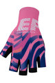 BONAVELO rukavice s kratkim prstima - EDUCATION FIRST 2020 - ružičasta/plava