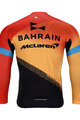 BONAVELO dres dugih rukava zimski - BAHRAIN MCL. '20 WNT - crna/crvena/žuta