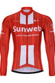 BONAVELO dres dugih rukava zimski - SUNWEB 2020 WINTER - crvena/bijela