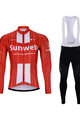 BONAVELO zimski dres i hlače - SUNWEB 2020 WINTER - crvena/bijela/crna