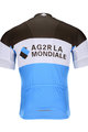 BONAVELO dres kratkih rukava - AG2R 2020 - bijela/plava/smeđa