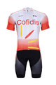 BONAVELO kratki dres i kratke hlače - COFIDIS 2020 - crvena/bijela/crna