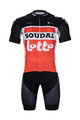 BONAVELO kratki dres i kratke hlače - LOTTO SOUDAL 2020 - bijela/crvena/crna