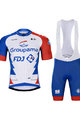 BONAVELO kratki dres i kratke hlače - GROUPAMA FDJ 2021 - bijela/plava/crvena