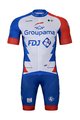 BONAVELO kratki dres i kratke hlače - GROUPAMA FDJ 2022 - plava/bijela/crvena