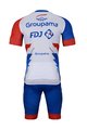 BONAVELO kratki dres i kratke hlače - GROUPAMA FDJ 2022 - plava/bijela/crvena