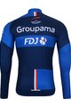 BONAVELO dres dugih rukava zimski - FDJ 2025 WINTER - plava/crna