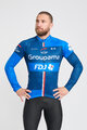 BONAVELO dres dugih rukava zimski - FDJ 2025 WINTER - plava/crna