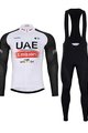BONAVELO zimski dres i hlače - UAE 2024 WINTER - crna/bijela/crvena