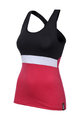 SANTINI dres bez rukava - SCIA LADY - crvena/crna