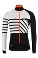 SANTINI dres dugih rukava zimski - SVOLTA WINTER - bijela/crna