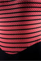 SANTINI duge hlače s tregerima - CORAL BENGAL LADY - crna/ružičasta