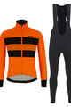 SANTINI zimska jakna i hlače - COLORE BENGAL WINTER - crna/narančasta