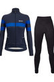 SANTINI zimski dres i hlače - CORAL BENGAL+OMNIA W - crna/plava