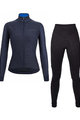 SANTINI zimski dres i hlače - COLORE PURO+OMNIA W - plava/crna