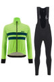 SANTINI zimska jakna i hlače - COLORE HALO + LAVA - zelena/crna