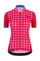 SANTINI dres kratkih rukava - SLEEK GRIDO - plava/ružičasta