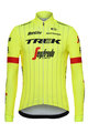 SANTINI dres dugih rukava zimski - TREK SEGAFREDO 2018 - žuta/crna