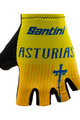 SANTINI rukavice s kratkim prstima - LA VUELTA 2019 - žuta/plava