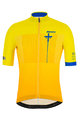 SANTINI dres kratkih rukava - LA VUELTA 2019 - plava/žuta